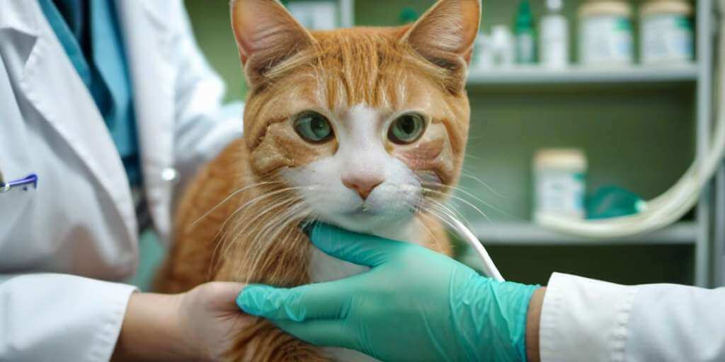 Vacunas para gatos: Lo que necesitas saber 1 Gato bizco en el veterinario para vacunacion