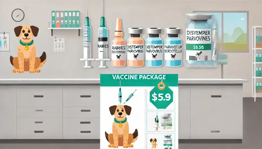 Paquete de vacunas para perros
