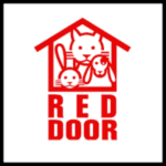 Red door animal shelter